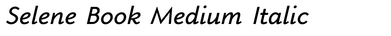 Selene Book Medium Italic